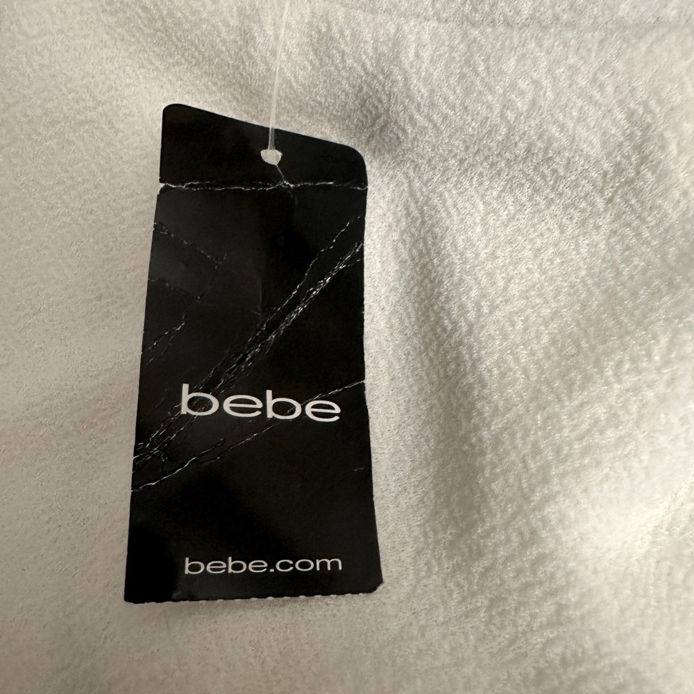 Bebe White Off-Shoulder Blouse - Picture 3 of 4